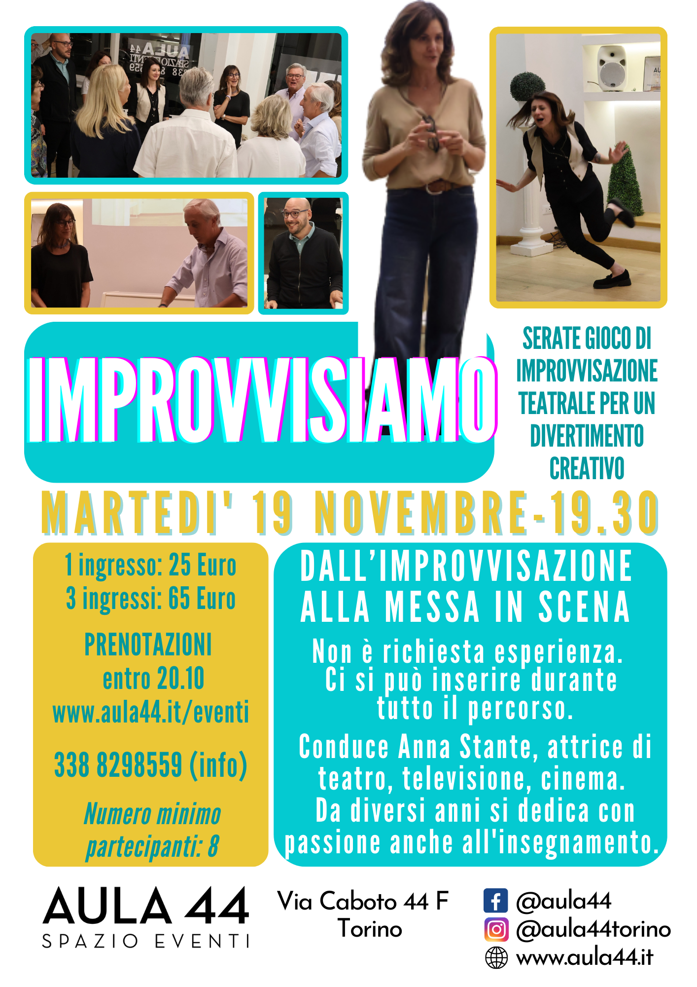 IMPROVVISIAMO: dall'improvvisazione alla messa in scena